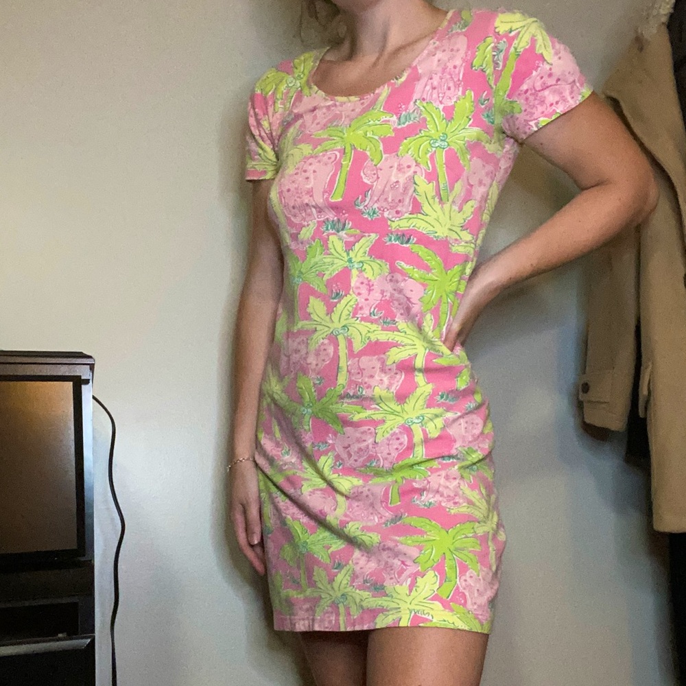 pink&green size S Lilly Pulitzer dress